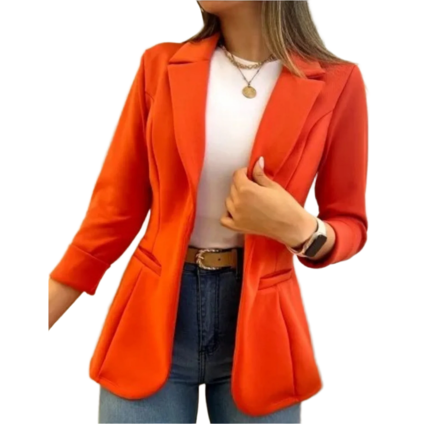Stylish Women's Blazer Vintage Look