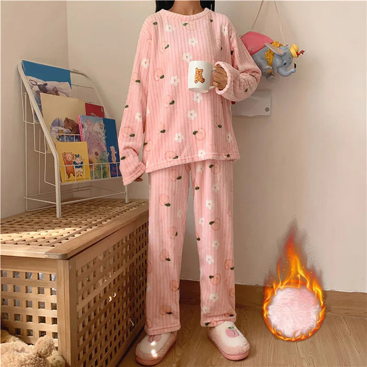Soft Fleece Pajamas for Women - Warm &amp; Comfortable