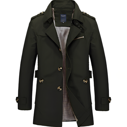 Men's Casual Mid-Length Jacket