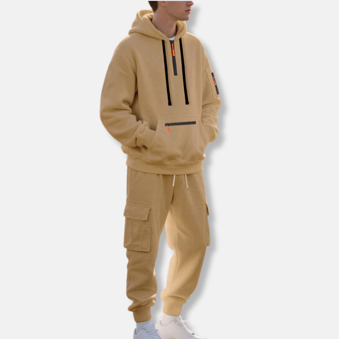 Comfortable Tracksuit Hoodie Cargo Pants