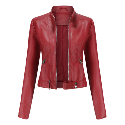 Women's Leather Jacket Modern Chic