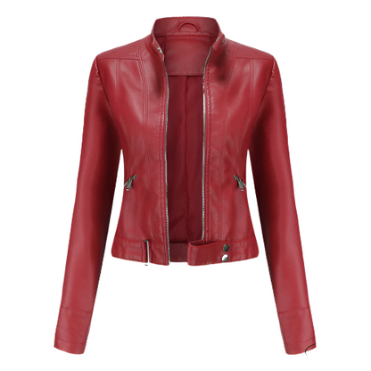 Women's Leather Jacket Modern Chic