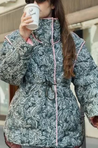 Bequeme Langarmjacke aus Baumwolle Relaxed Fit