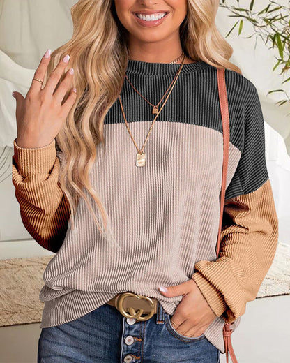 Stylish Sweaters Sweatshirts Colorful Crew Neck