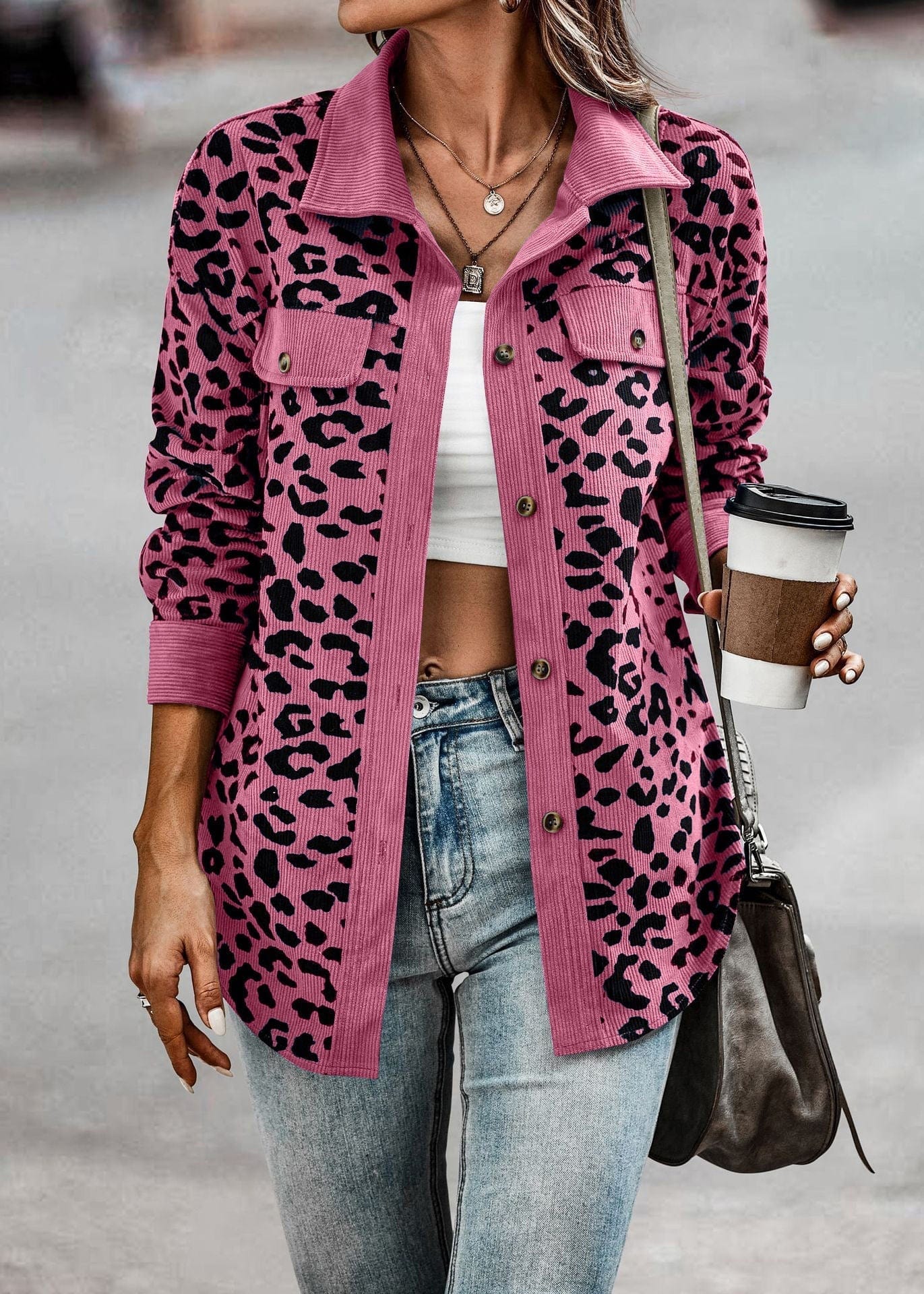 Women's Leopard Jacket Spring Trendy Premium