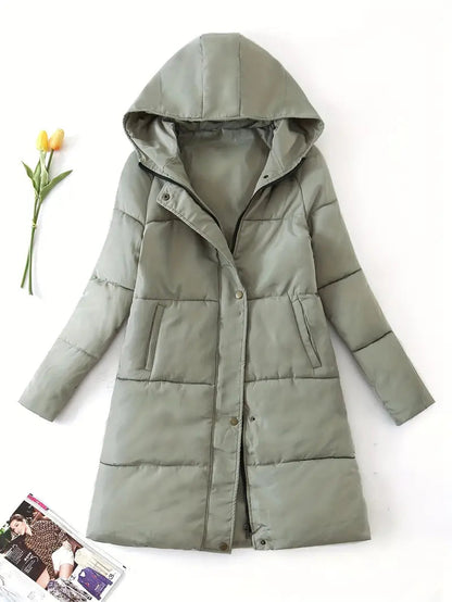 Hooded Coat for Women Modern Warm Winter Jacket