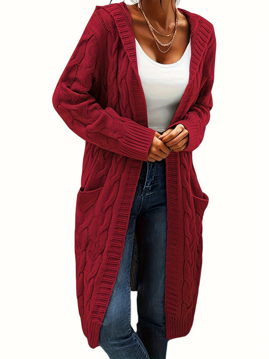 Kapuzenjacke Damen Lang Elegant - IdealeKleiden