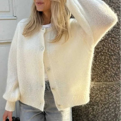 Women's Sweater Button-Up Elegant