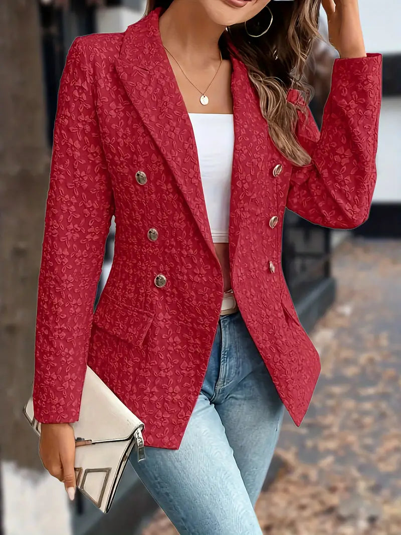 Abigail - Robuste Blazer-Jacke mit Vordertaschen
