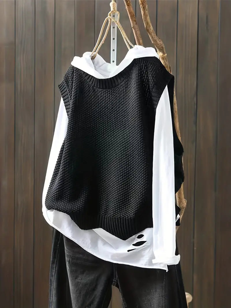 Mia – Women's Soft Round Neck Jumper