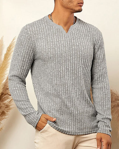 Stylish Men's Long-Sleeve Top