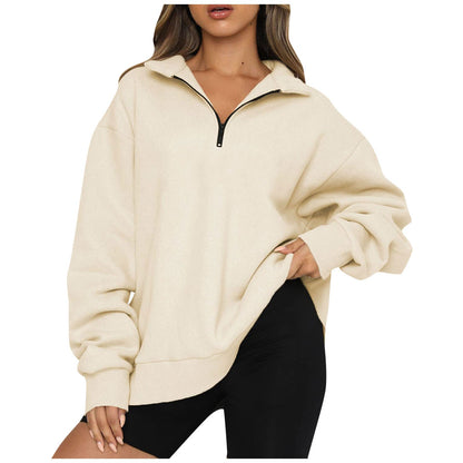 Women's Sweatshirt with Collar Modern