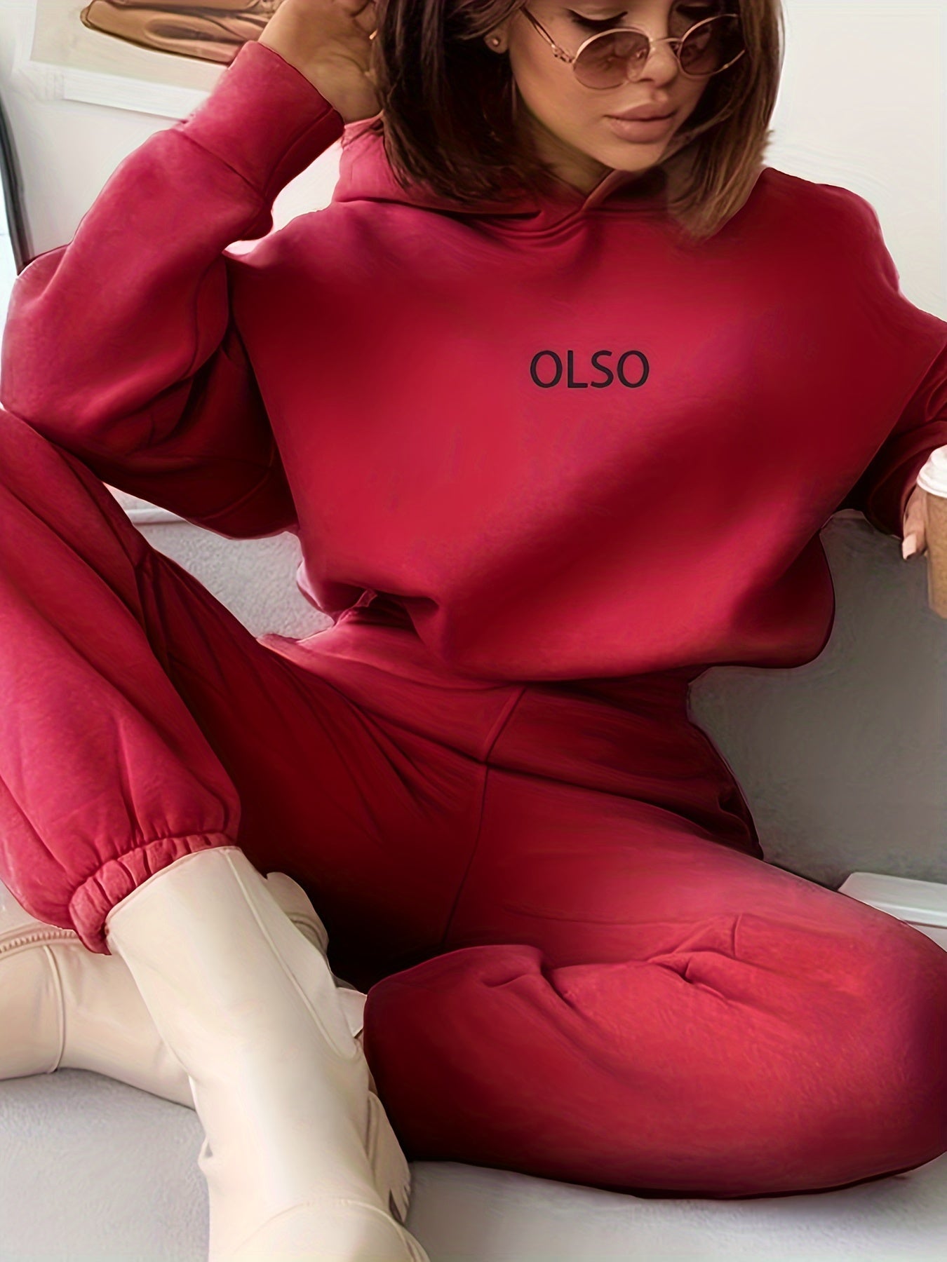 Women's Tracksuit Set: Hoodie and Jogging Pants