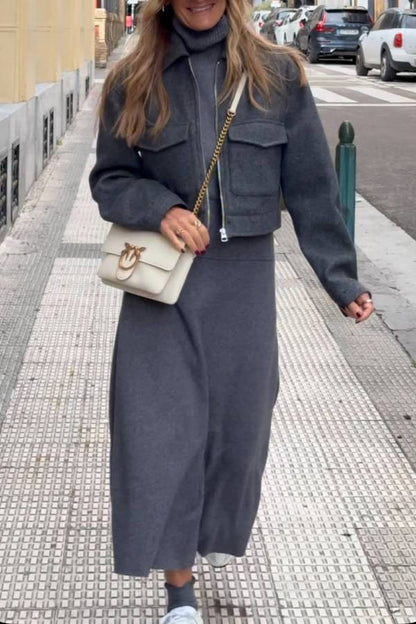 Short Jacket Women Crop Style Trendy