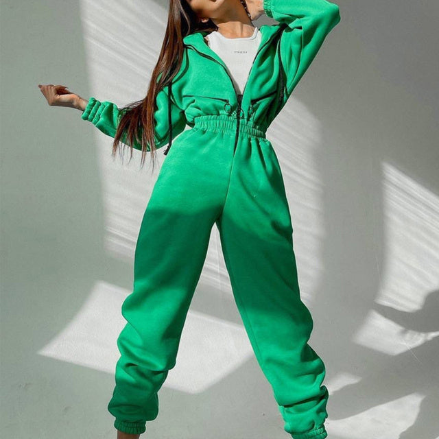 Practical Two-Piece Set Hoodie for Women Everyday