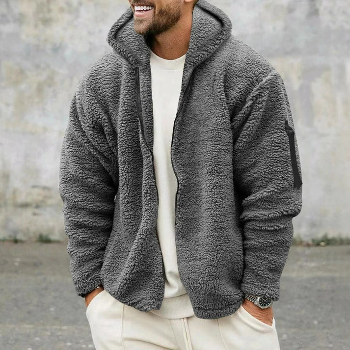 Herren Kapuzenjacke Retro Style Praktisch