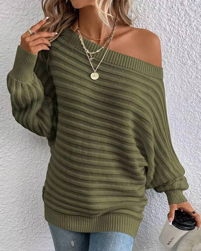 Elegant Solid-Color Sweaters for Women