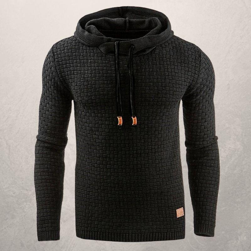 Stylish Hoodie Slim Fit Knit Pattern