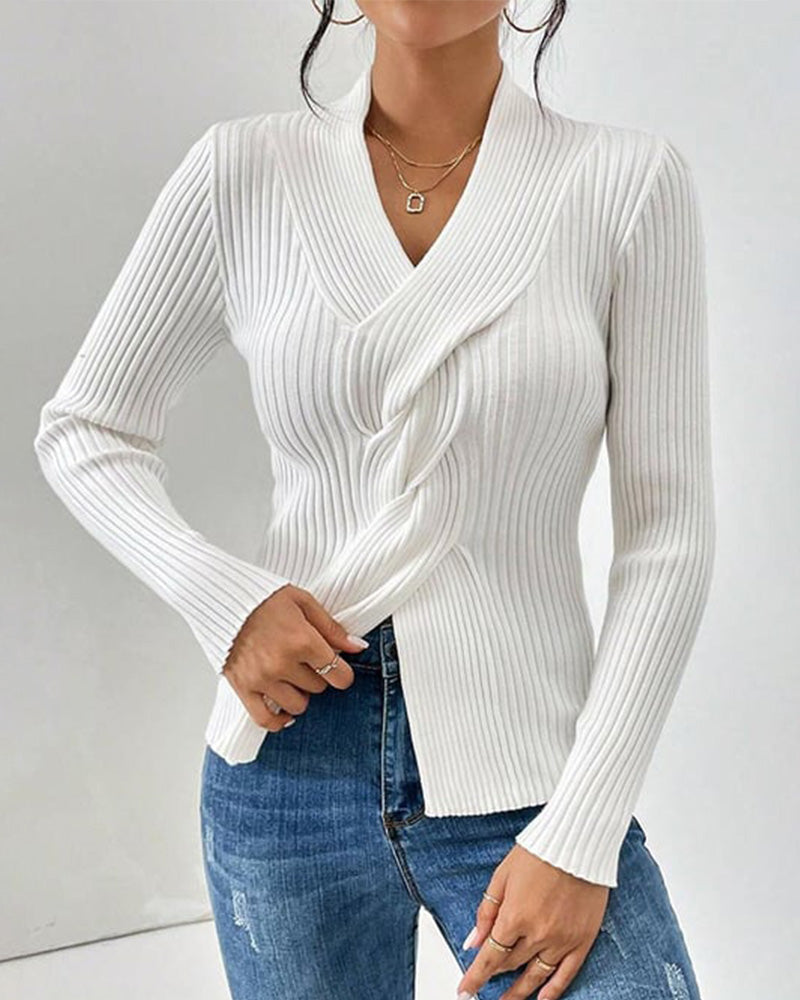 Elegantes Damen-Hemd mit langen Ärmeln - IdealeKleiden