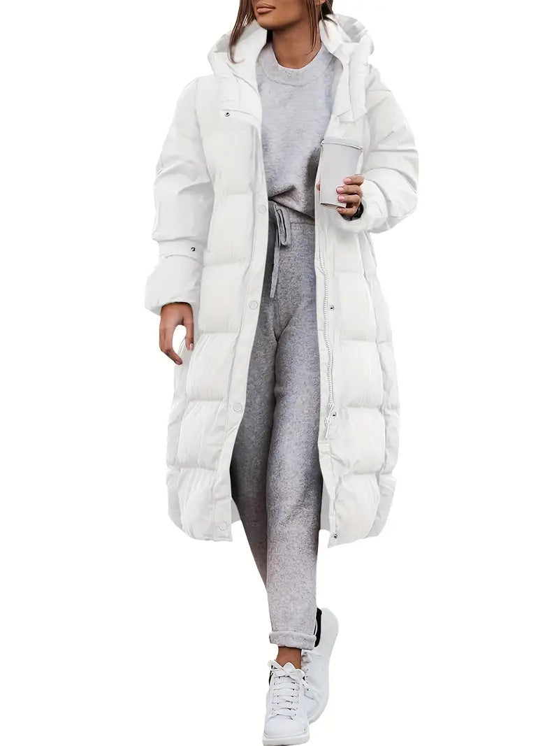Women's Puffer Jacket Warm Hooded