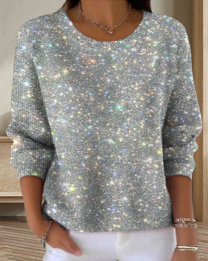 Comfortable Sweatshirt with Round Neckline