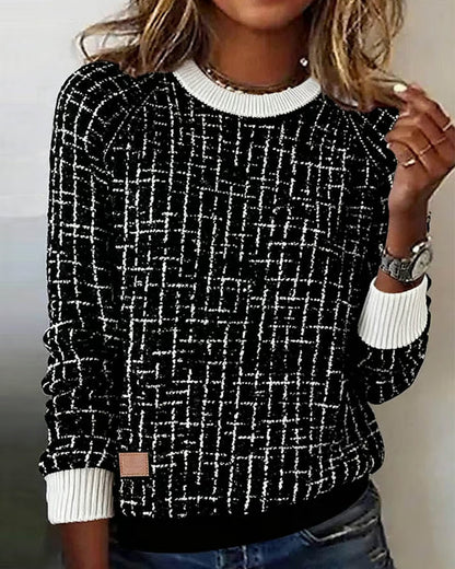 Casual Plaid Floral Dress