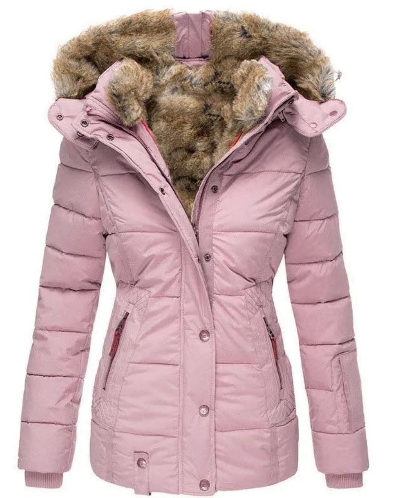 Women's Winter Coat Fur Lining Warm