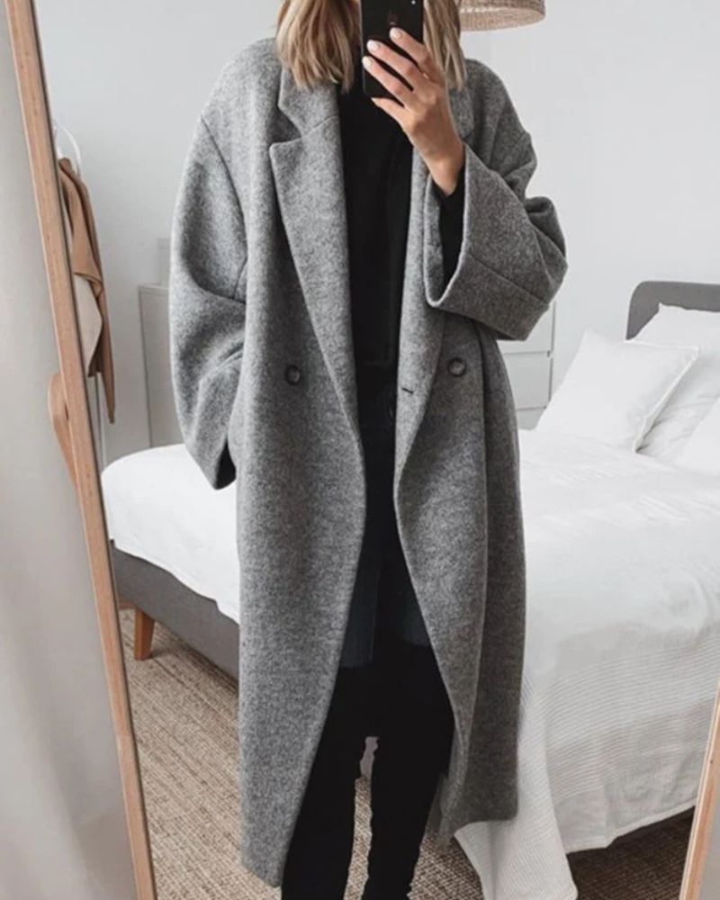 Warm Winter Dress | Long Elegant Women's Coat