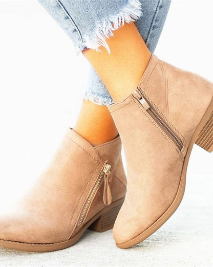 Stylish Boots | Wild Leather High Heel Boots