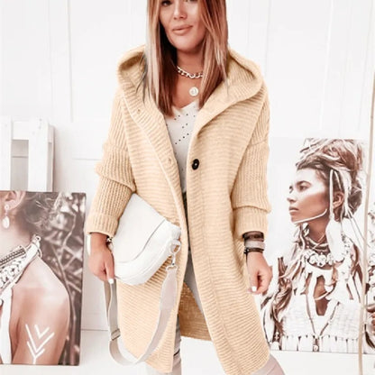 Women's Cashmere Cardigan Hoodie Luxury
