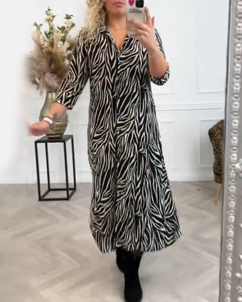 Stylish Zebra Print Women's Clothing