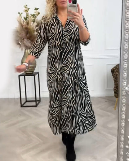 Stylish Zebra Print Women's Clothing