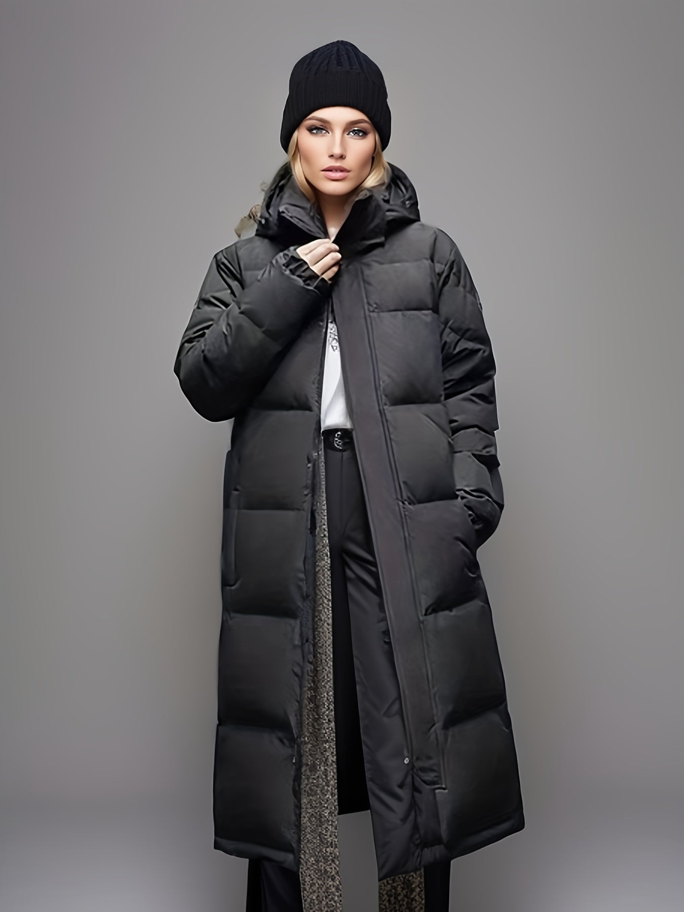 Women's Long Down Winter Coat Warm