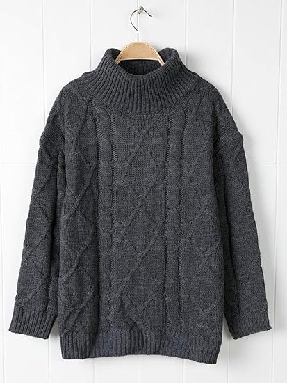 Men's Elegant Roll-Neck Sweater Modern Style