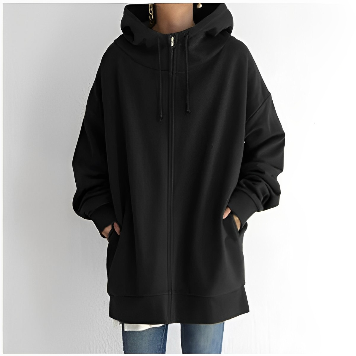 Damen Hoodie Selbstbewusst Stil
