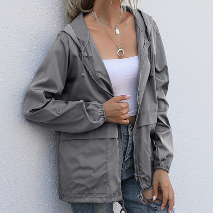 Practical Short Coat Rain