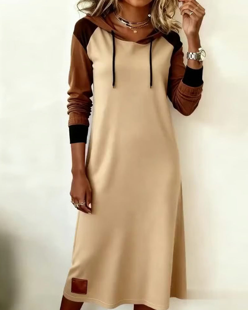 Stylish Hooded Dress Trendy