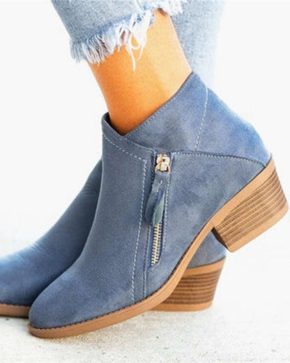 Stylish Boots | Wild Leather High Heel Boots