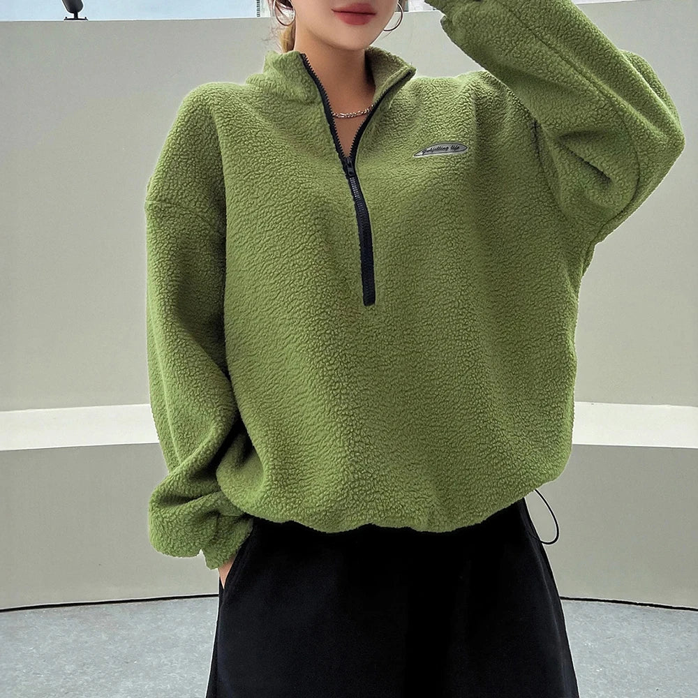 Weicher Strickpullover Damen Elegant Alltag - IdealeKleiden