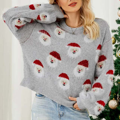 Christmas Jumper Reindeer Motif Festive