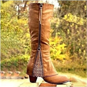 Elegant Boots Vintage High Heels