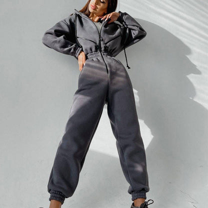 Practical Two-Piece Set Hoodie for Women Everyday