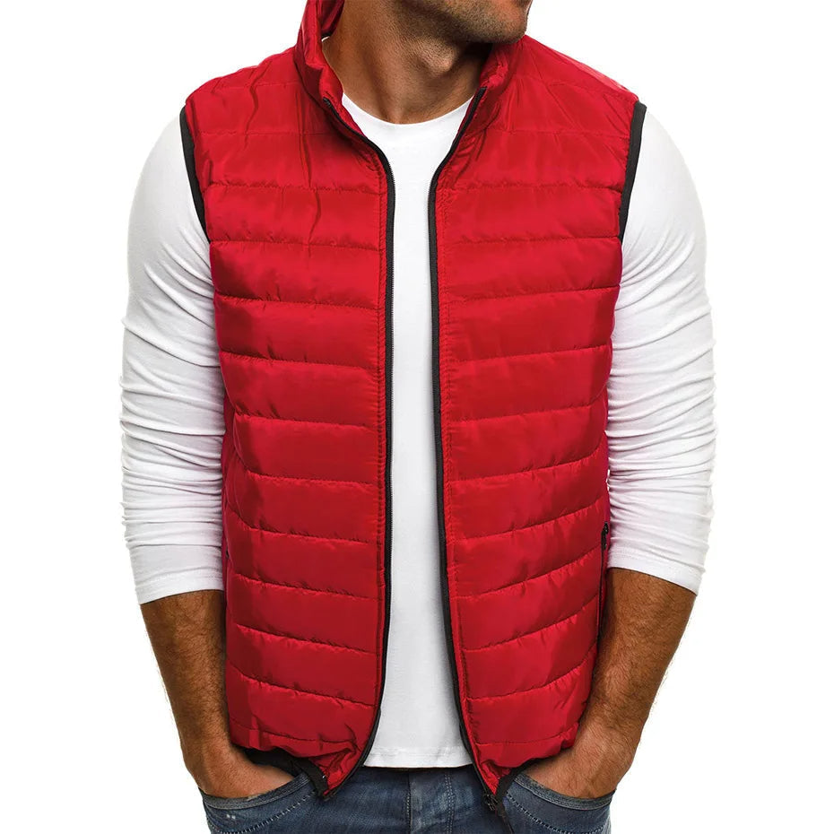 Men's Vest Elegant Quilted Modern