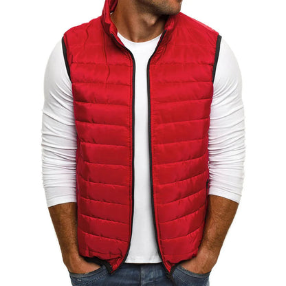 Men's Vest Elegant Quilted Modern