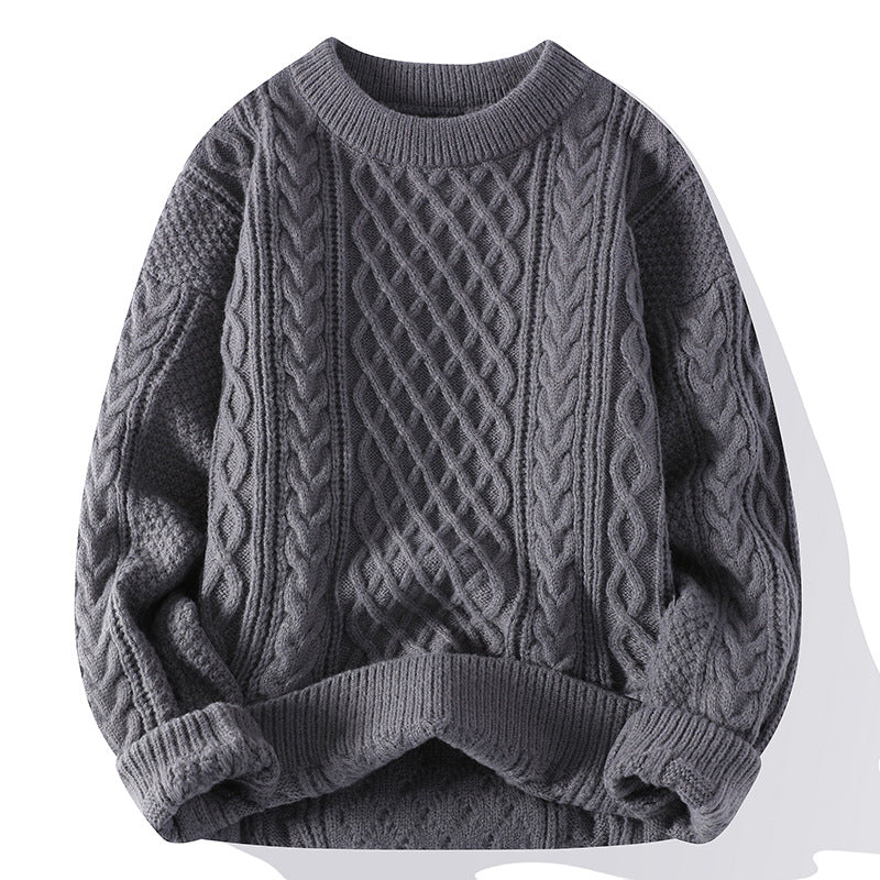 Herren Pullover Rautenmuster Modern Geschenk - IdealeKleiden