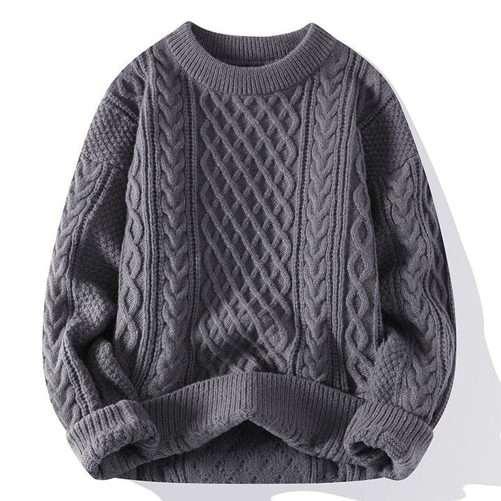 Herren Pullover Rautenmuster Modern Geschenk - IdealeKleiden