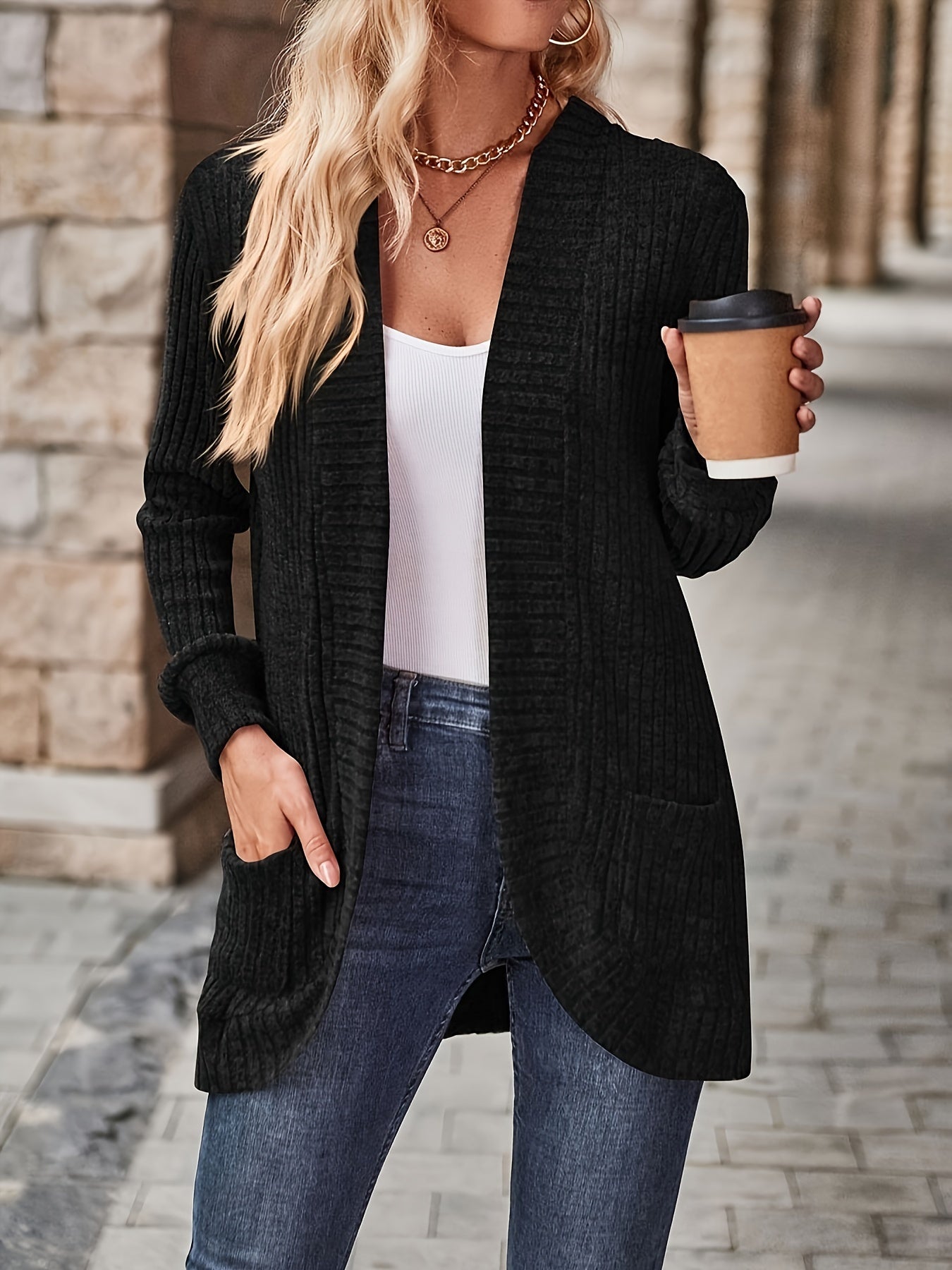 Women's Cardigan Autumn Fleece Warm Cardigan