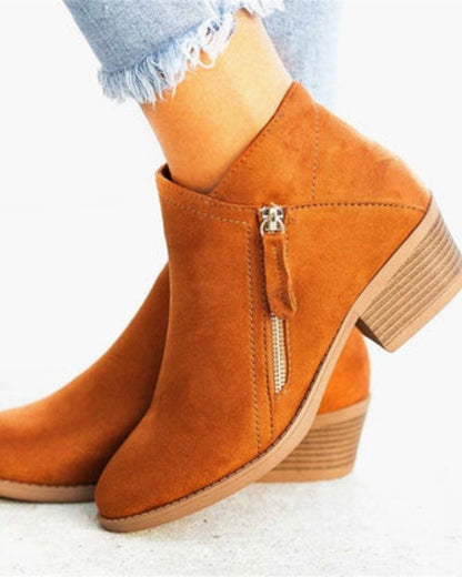 Stylish Boots | Wild Leather High Heel Boots