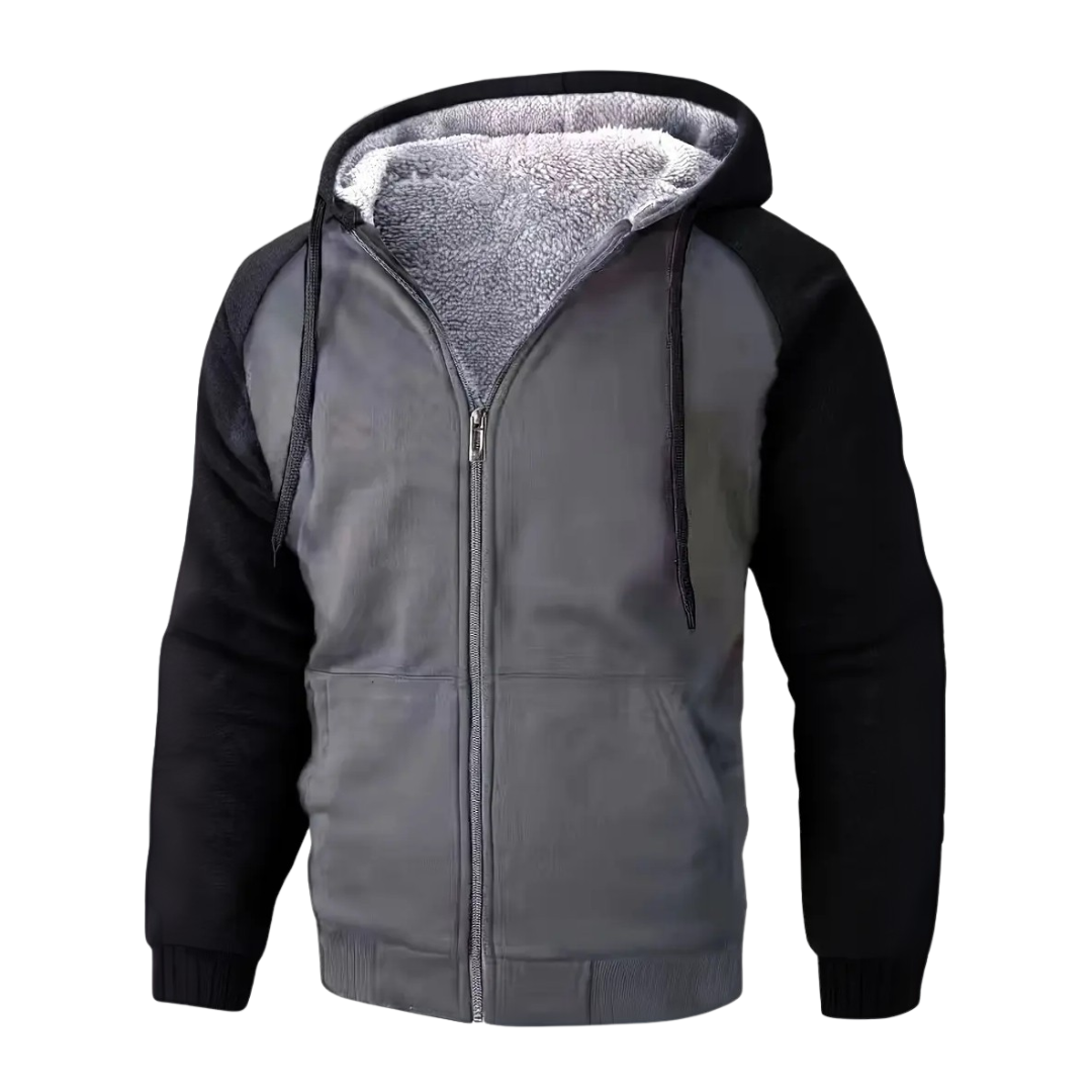Men's Hoodie Sherpa Fleece Warm Lined