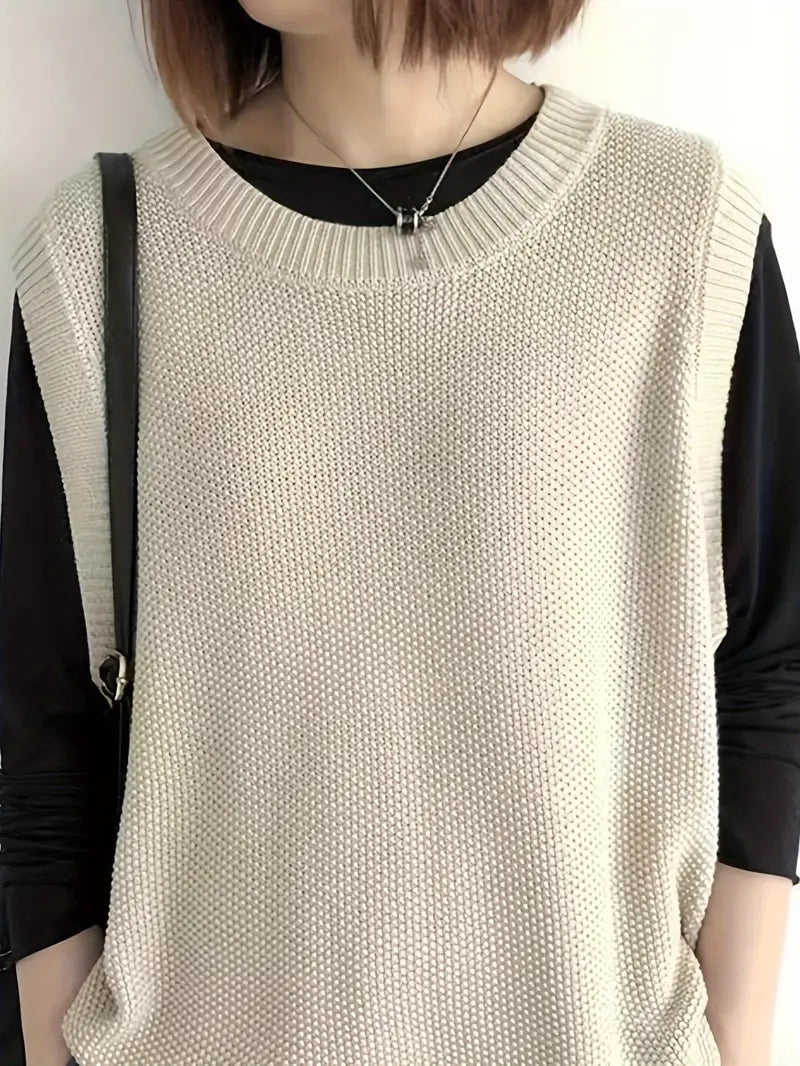 Mia – Women's Soft Round Neck Jumper
